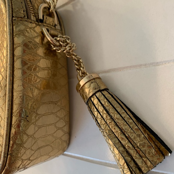 Michael Kors Gold Crossbody Bag - Picture 5 of 15
